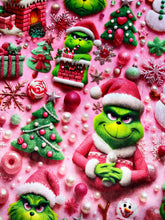 Load image into Gallery viewer, Green + Pink Christmas XL Adult Size