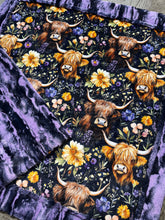Load image into Gallery viewer, Violet Highland Cows Baby Size