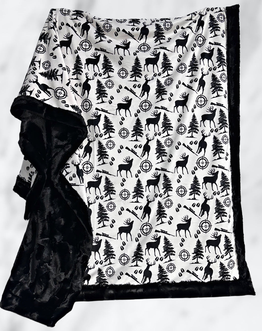 Black + White Hunt XL Adult Size