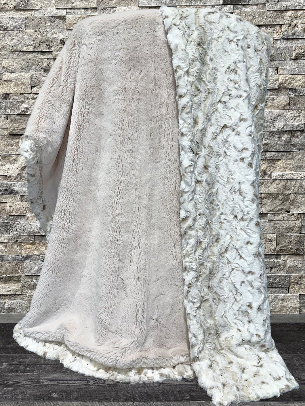 Pearl Bunny + Natural Snowy Owl Extra Luxe Adult Size