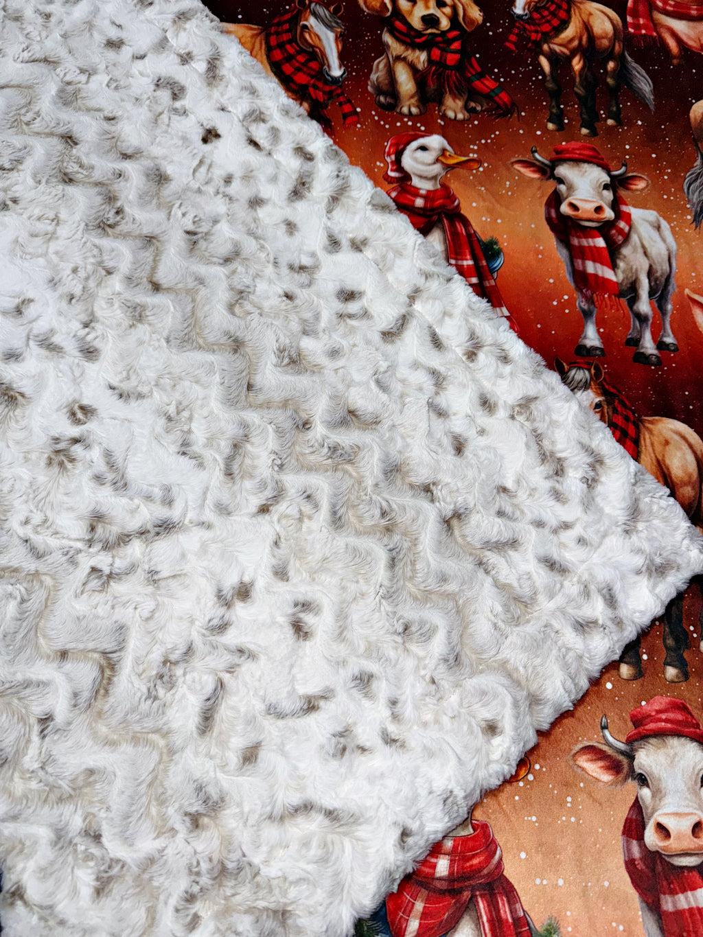 Winter At The Farm XL Adult Size