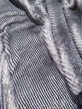 Load image into Gallery viewer, Extra Luxe Tinsel Arctic Owl + Charcoal Hide XL Adult Size