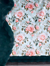 Load image into Gallery viewer, Extra Luxe Spruce Powderpuff + Baby Pink Roses XL Adult Size