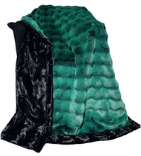 Load image into Gallery viewer, Extra Luxe Frosted Powder Puff Everglade + Caviar Hide XL Adult Size