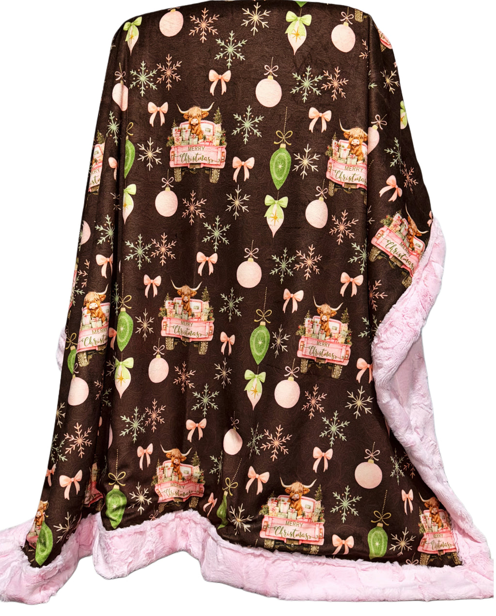 Pretty Christmas Cows XL Adult Size