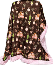 Load image into Gallery viewer, Pretty Christmas Cows XL Adult Size