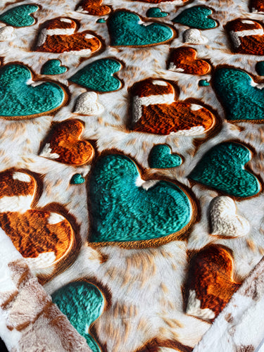 Cow Hearts XL Crib Size