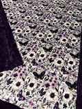 Dark Purple Butterflies XL Adult Size