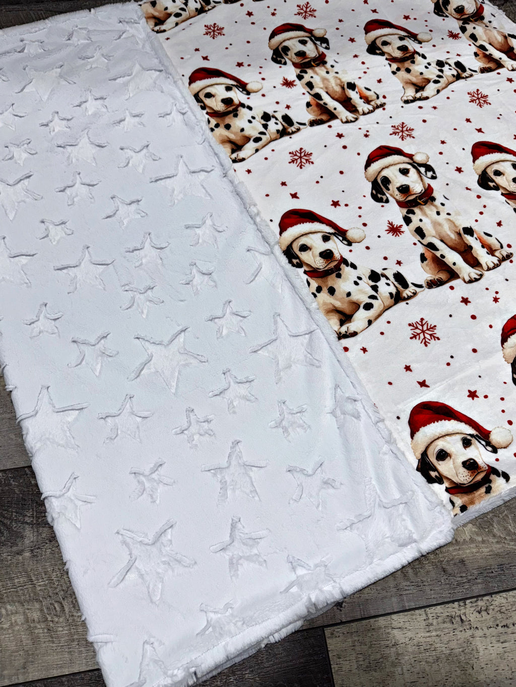 Christmas Pups XL Crib Size