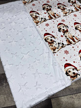 Load image into Gallery viewer, Christmas Pups XL Crib Size