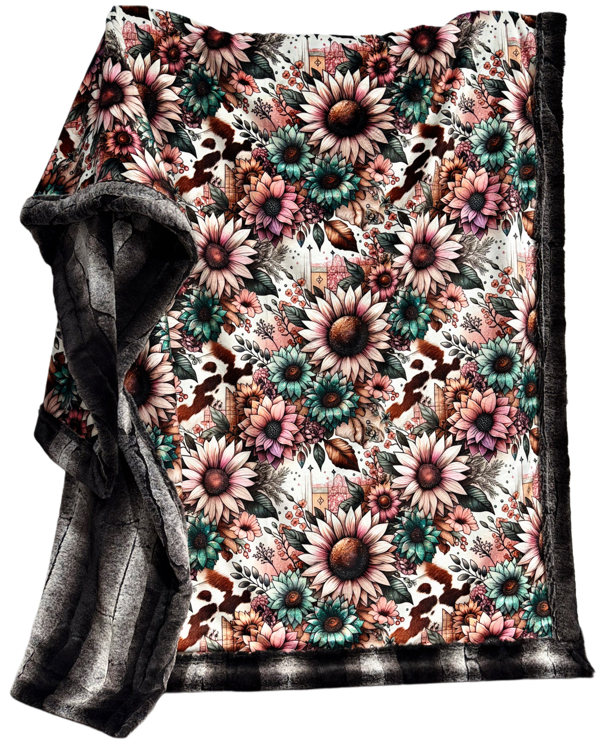 Cow Florals XL Adult Size