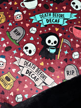 Load image into Gallery viewer, Extra Luxe Black Sydney + Death Before Decaf Xl Adult