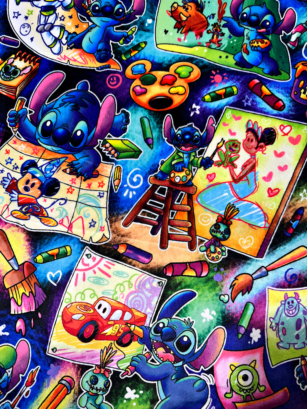 Stitchy Art Throw Size