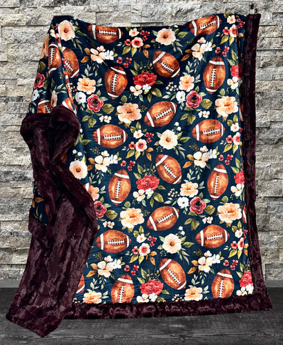 Floral Football XL Adult Size