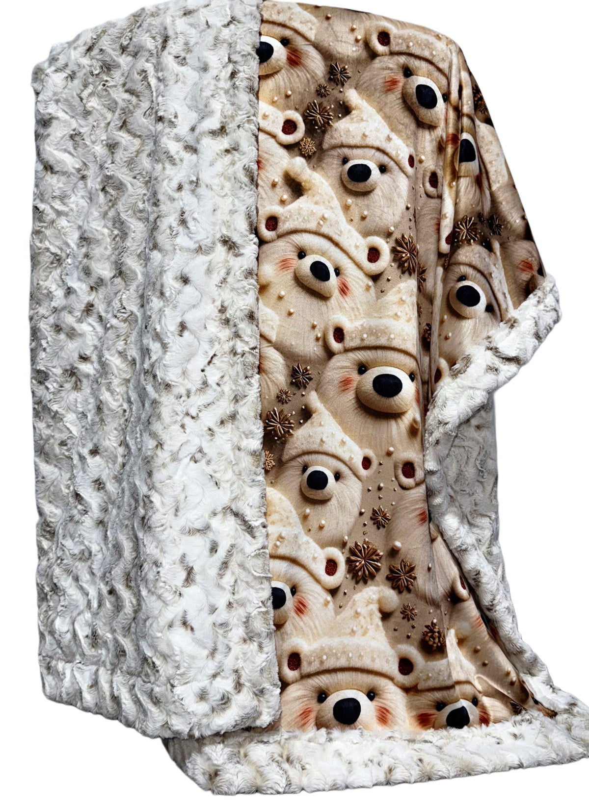 Fancy Polar Bears XL Adult Size
