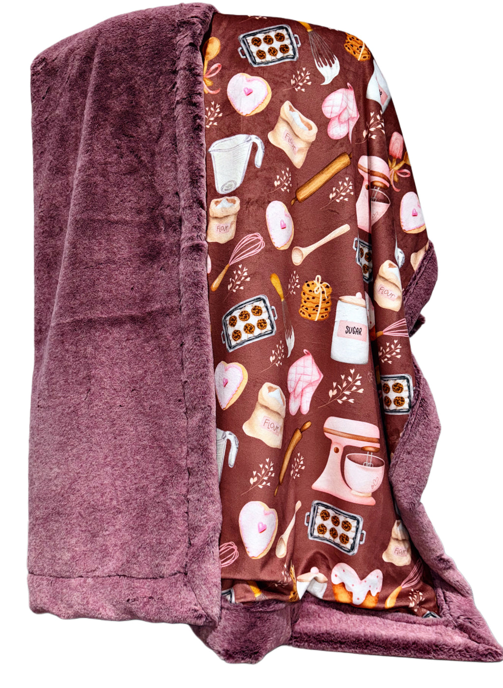 Extra Luxe Wine Baby Seal + Baking XL Adult Size