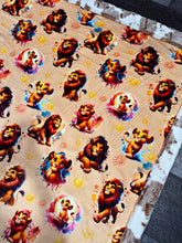 Load image into Gallery viewer, Lion Throw Size
