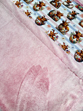 Load image into Gallery viewer, Extra Luxe Pink Lemonade + Highland Cows Throw Size