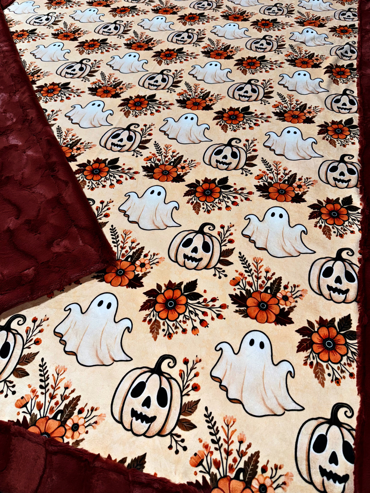 Fall Harvest Ghosts XL Adult Size