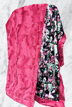 Load image into Gallery viewer, Black Floral Unicorns XL Adult Size