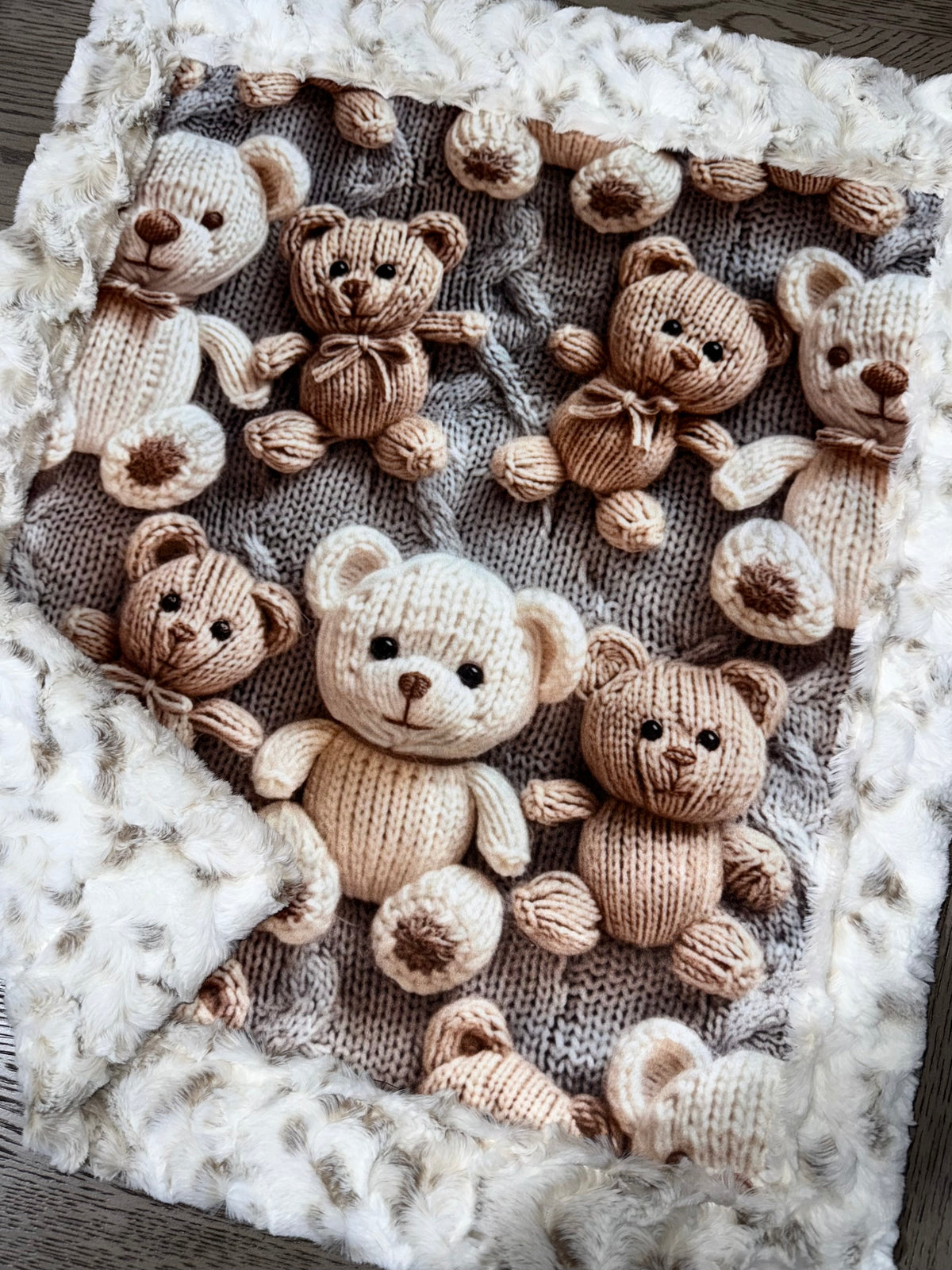 Cuddle Teddy Bears Lovey Size