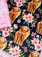 Load image into Gallery viewer, Pretty In Pink Highland Cows XL Adult Size