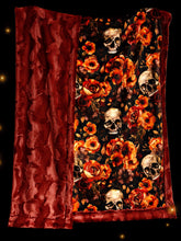 Load image into Gallery viewer, Floral Fall Skulls XL Adult Size