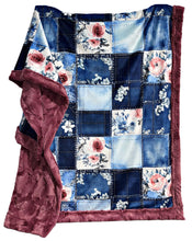 Load image into Gallery viewer, Floral Denim XL Adult Size