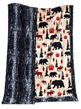 Load image into Gallery viewer, Plaid Moose + Black Bear XL Adult Size