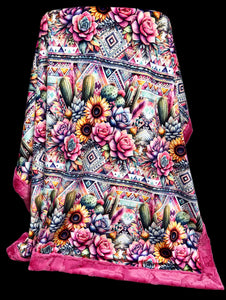Pretty Western Florals XL Adult Size