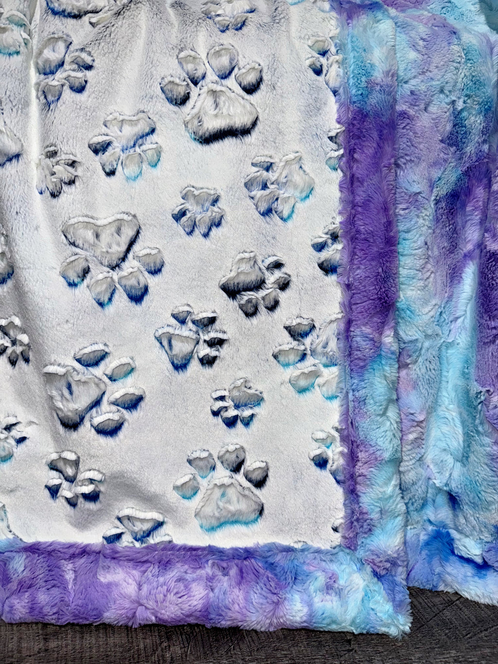 Prism Paws + Mermaid Sorbet Throw Size