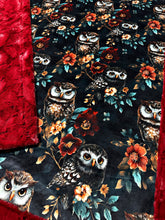 Load image into Gallery viewer, Floral Forest Owls XL Adult Size