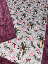 Load image into Gallery viewer, Floral Crosses XL Adult Size
