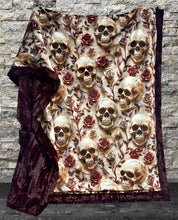 Load image into Gallery viewer, Floral Skulls XL Adult Size