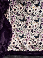 Load image into Gallery viewer, Dark Purple Butterflies XL Adult Size