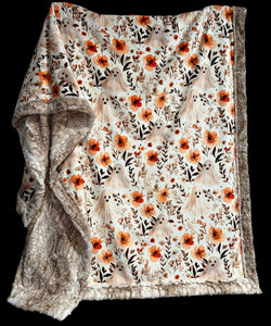 Pretty Floral Ghosts XL Adult Size