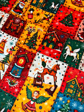 Load image into Gallery viewer, Old Timers Christmas Faux Quilt XL Adult Size