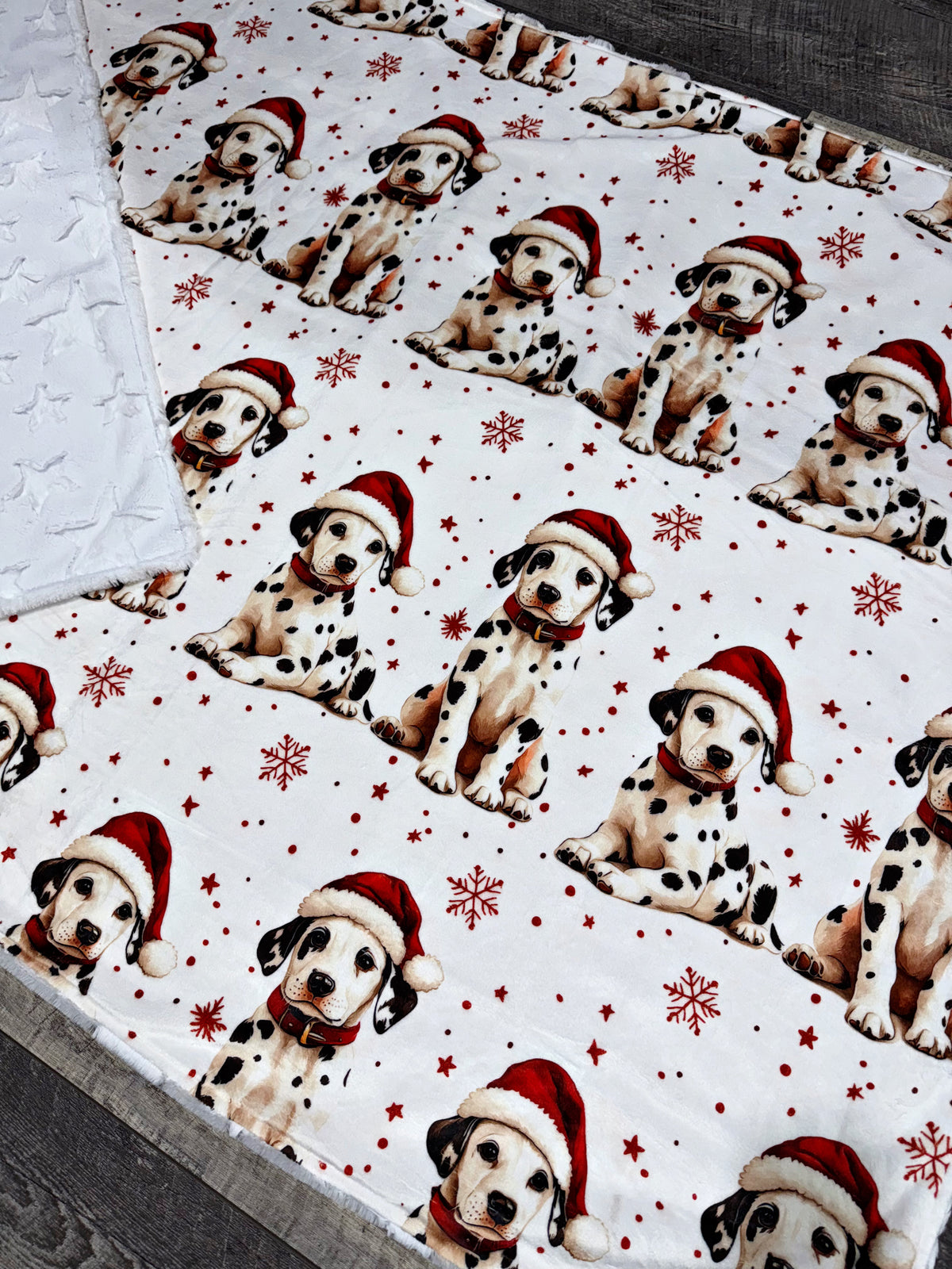 Christmas Pups XL Crib Size
