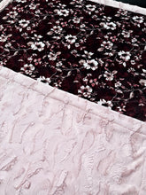 Load image into Gallery viewer, Wine + Blush Florals XL Adult Size