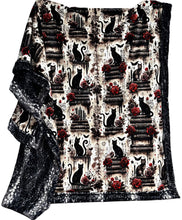 Load image into Gallery viewer, Black Cats, Roses, + Books XL Adult Size