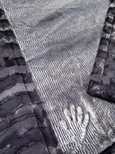 Load image into Gallery viewer, Extra Luxe Tinsel Arctic Owl + Charcoal Hide XL Adult Size