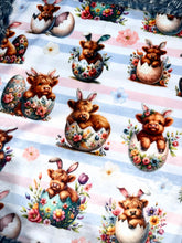 Load image into Gallery viewer, Highland Cow Easter Eggs Lovey Size
