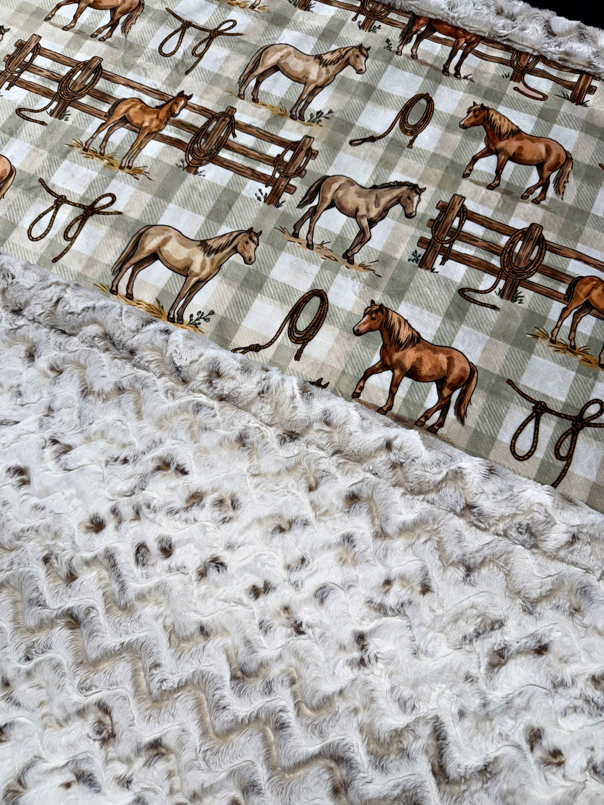 Horse Stables XL Crib Size