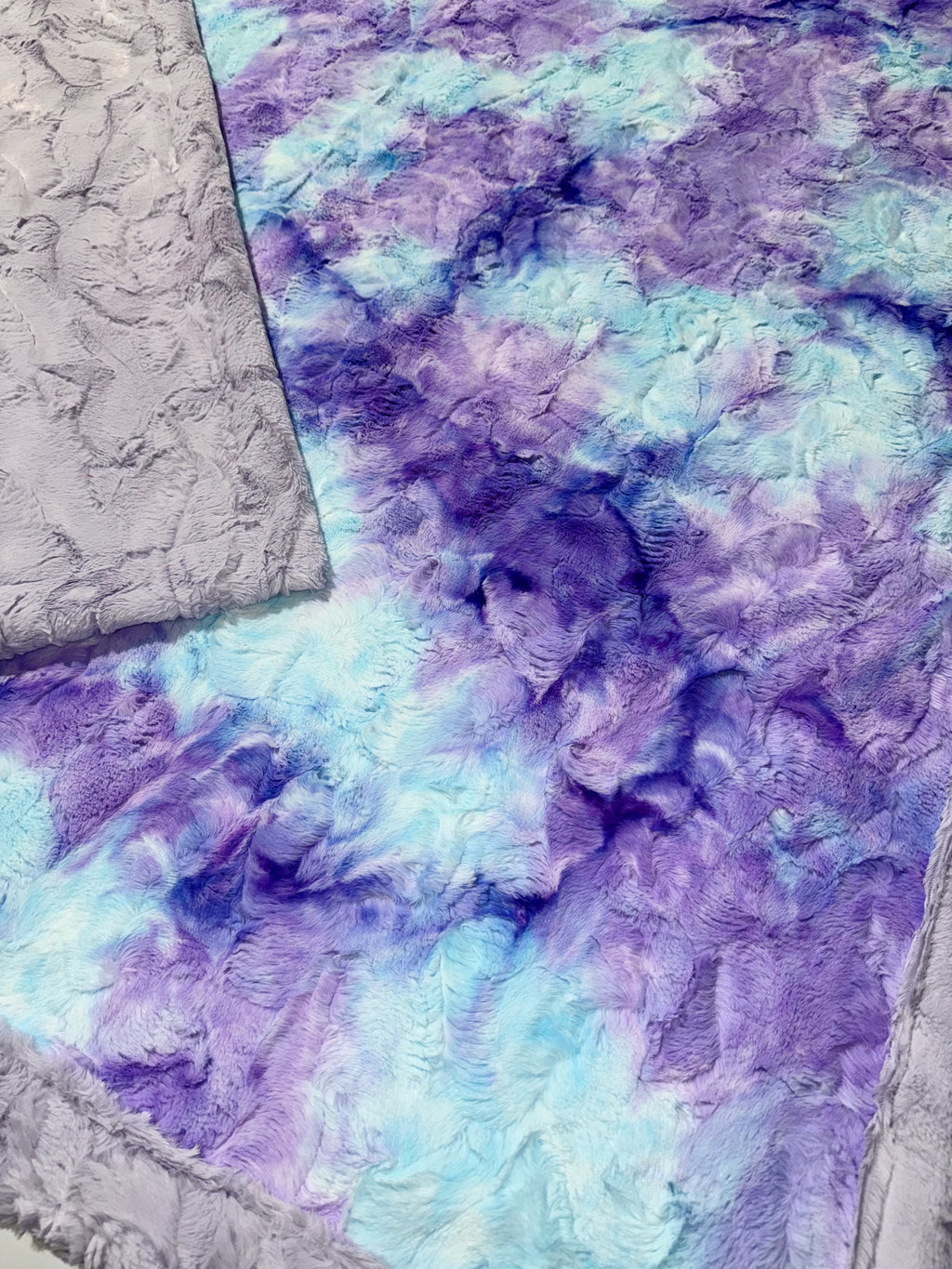 DOORBUSTER Twinkle Hide + Mermaid Sorbet Throw Size