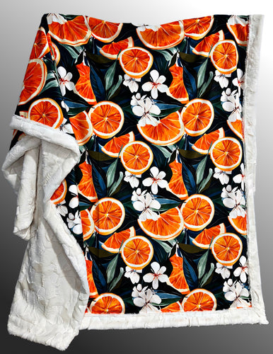 Floral Oranges XL Adult Size