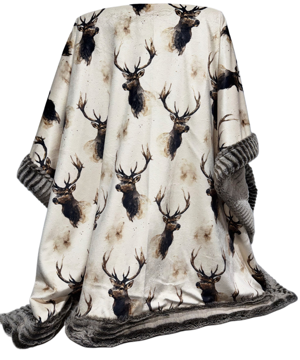 Extra Luxe Chocolate Almond Frosted Oceana + Bucks  XL Adult Size