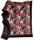 Rum Raisin Pom Pom Extra Luxe Cow Sunflowers XL Adult Size