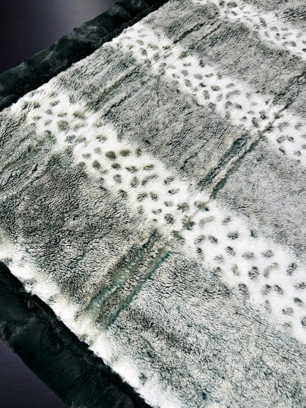 Extra Luxe Alaskan Ivy Bunny + Forest Hide Throw Size
