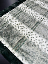 Load image into Gallery viewer, Extra Luxe Alaskan Ivy Bunny + Forest Hide Throw Size