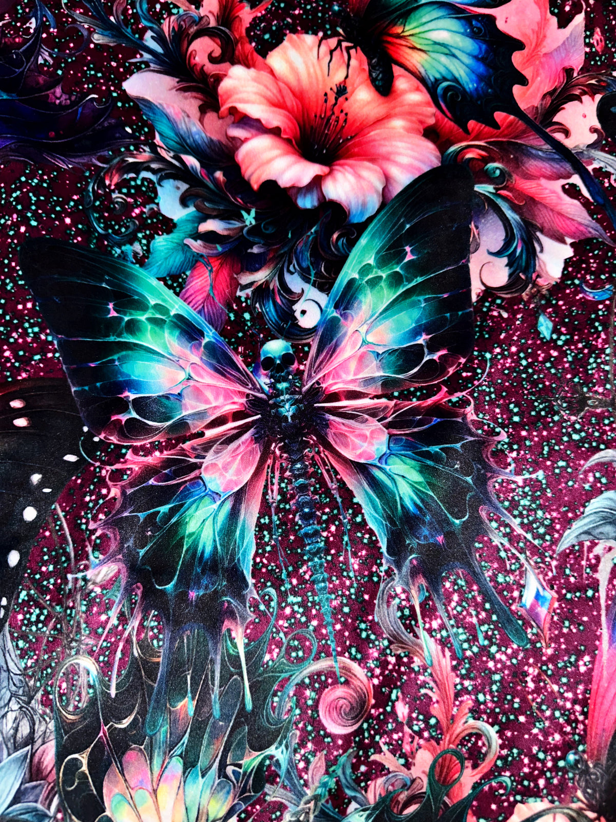 Extra Luxe Butterfly Skeletons XL Adult Size
